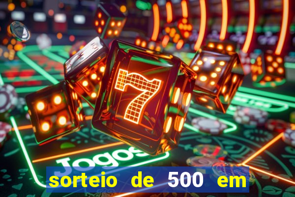 sorteio de 500 em cash toda segunda feira novibet